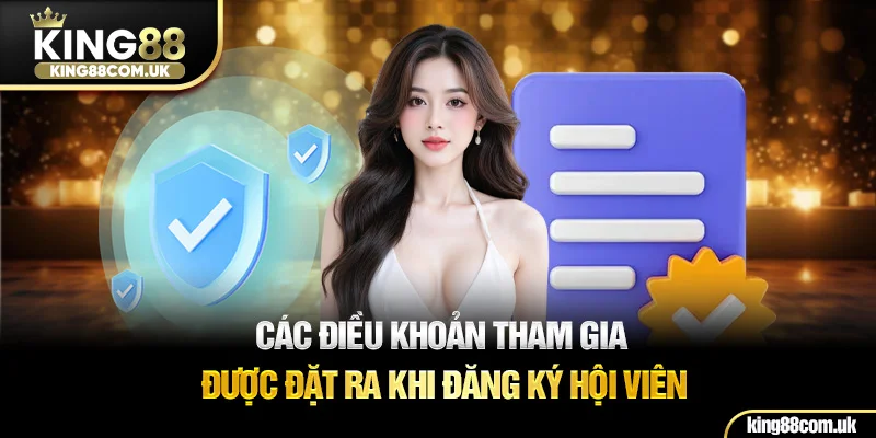 Các Điều khoản tham gia được đặt ra khi đăng ký hội viên